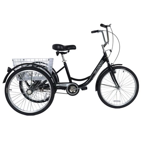 Classic Adult Tricycle with Basket 24 Inch - Online Bicycle Shop Dubai, UAE - Dubai Bicycles