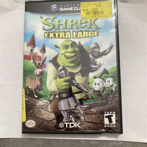 SHREK: EXTRA LARGE (Nintendo GameCube, 2002) Not Tested Cleaned In JFJ ...