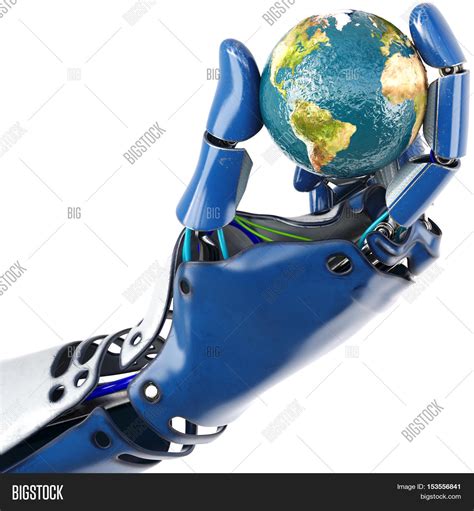 Hand Robot Holding Image And Photo Free Trial Bigstock