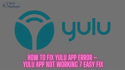 How To Fix Yulu App Error Techmeright Blogs On Tech Trend