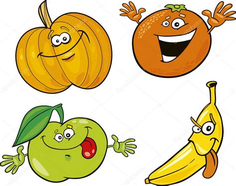 Cartoon fruits — Stock Vector © izakowski #4947815