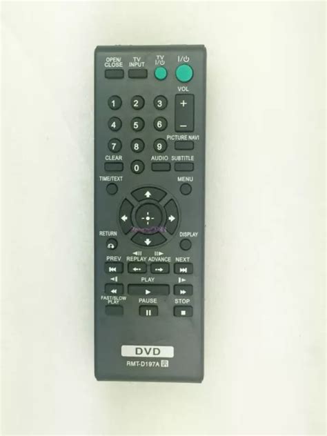 TÉLÉCOMMANDE POUR LECTEUR DVD Sony DVP SR600H DVP SR450 RMT D197P RMT