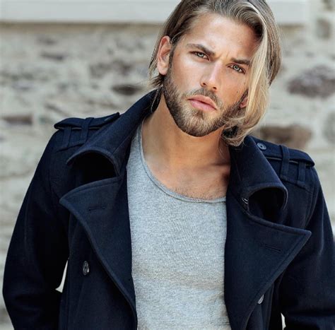 Ben Dahlhaus Model Cabello Largo Hombres Peinados Hipster Estilos