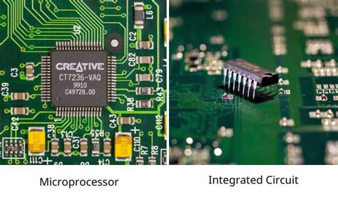 Microprocessor Vs Integrated Circuit The Main Differences