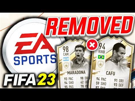 ALL ICONS REMOVED FROM FIFA 23 YouTube