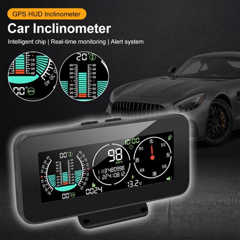 Ready StockM60 Car HUD Inclinometer 12V Head Up Display GPS