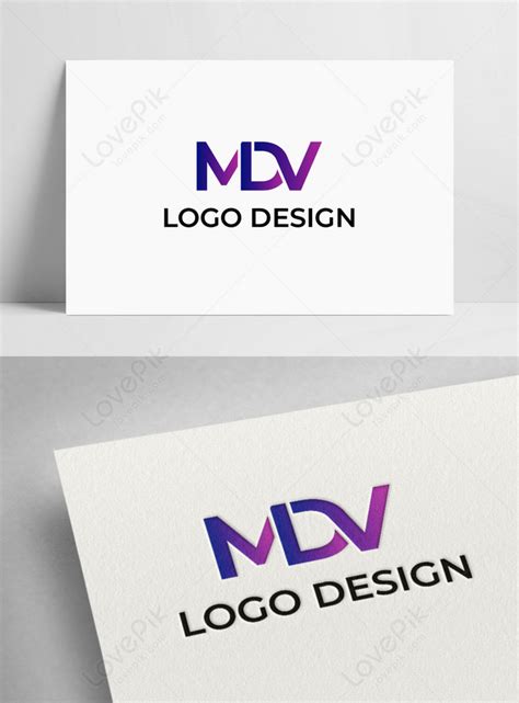 Mdv logo design template image_picture free download 450148474_lovepik.com