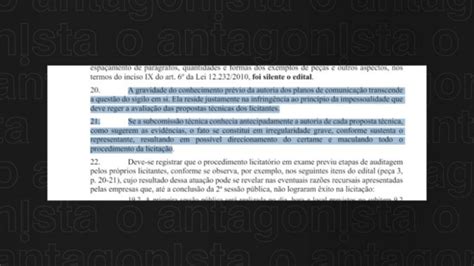 Urgente Esc Ndalo E Ind Cios De Fraude Na Megalicita O Da Secom De