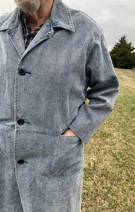 mens long duster coat  australian outback collection etsy long