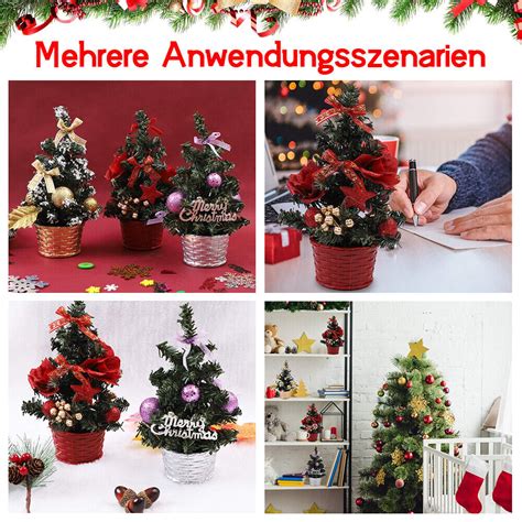 Mini Weihnachtsbaum Led Lichter Tischdekoration Weihnachtsgeschenk Home