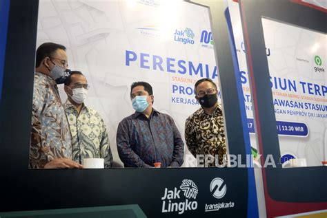 Stasiun Terpadu Tanah Abang Diresmikan Hari Ini Republika Online