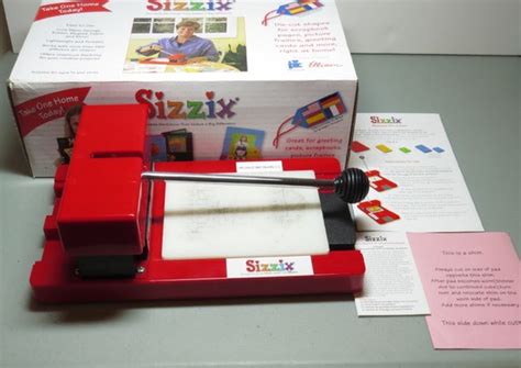 Items similar to Die Cutting Machine - Sizzix Original Red with System ...