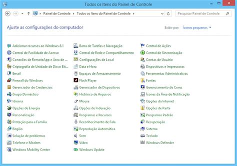 Como Exibir Todos Os Cones Do Painel De Controle Do Windows