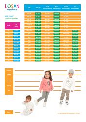 Children's Clothes Size Chart Download Printable PDF | Templateroller