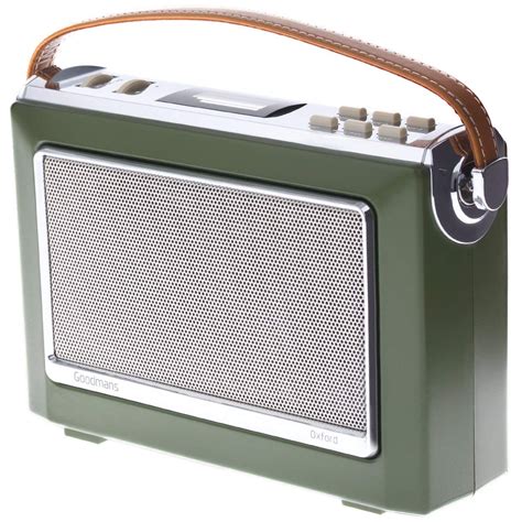 Goodmans 1960s Vintage Style Digital And Fm Radio In Moss Green Uk Tv With Images