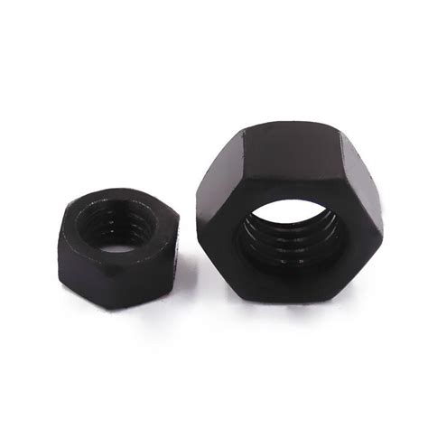 Pcs Din M M Black Stainless Steel Metric Hex