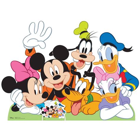 Mickey Mouse & Friends 'Group' (Disney) Official Lifesize + Mini ...