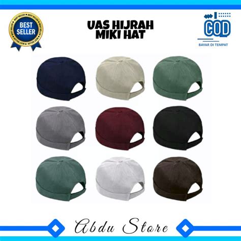 Jual Peci Kopiah UAS HIJRAH MIKI HAT Murah Peci Miki Hat Kopiah