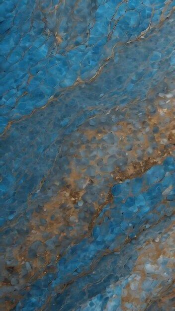 Premium Photo Blue Smooth Stone Textured Background