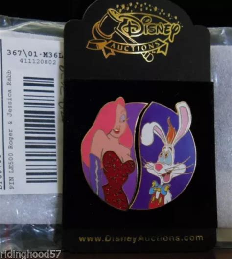 Disney Auctions Roger And Jessica Rabbit Friendship 2004 Da Le 500 Pin