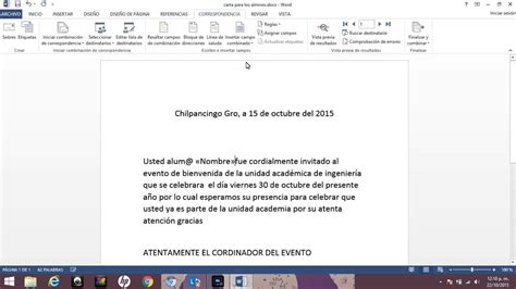 Como Hacer Una Carta En Word