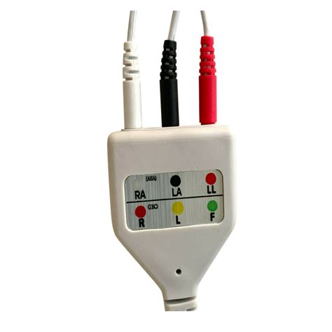 Cable ECG de 3 derivaciones monitor de paciente médico de 6 pines Tipo