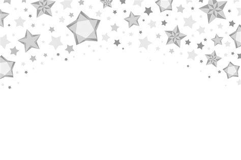 Free Vector | Flat design silver stars background