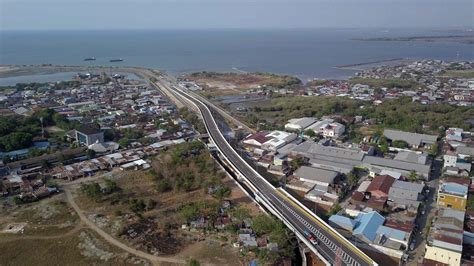 Potret Jalan Tol Makassar New Port Yang Diresmikan Jokowi Celebes Images