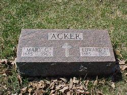 Edward S Acker M Morial Find A Grave