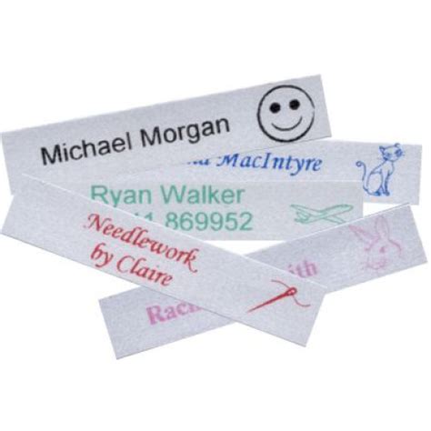 Satin Iron-on Name Labels