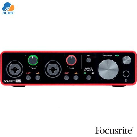 Focusrite Scarlett 2i2 Gen3 Interfaz De Audio