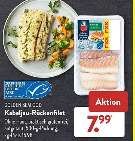 Golden Seafood Kabeljau R Ckenfilet Angebot Bei Aldi S D Prospekte De