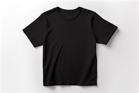 Black T-Shirt Mockup Graphic by Illustrately · Creative Fabrica