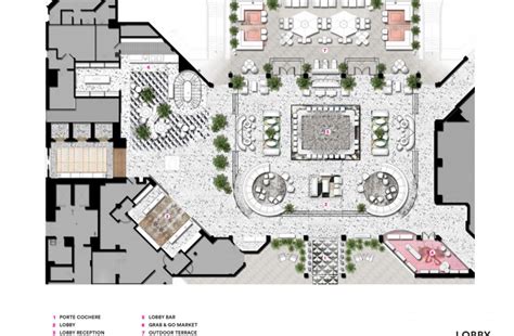 5 Star Hotel Lobby Floor Plan