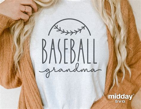 Baseball Grandma Svg Png Dxf Eps Svg Ai Baseball Grandma For Etsy