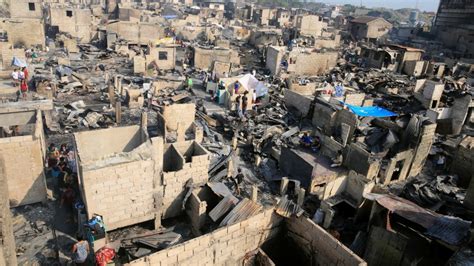 Manila Shanty Town Fires Leave More Than 15 000 Homeless