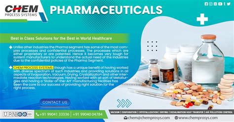 Top Pharmaceutical Product Manufacturers - Chem Process System