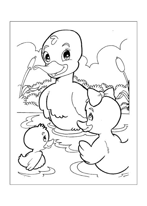 Desenho Pato Para Colorir Coloring City