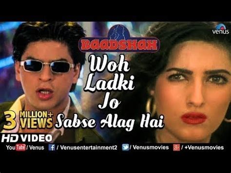 Woh Ladki Jo HD VIDEO Shahrukh Khan Twinkle Khanna Baadshah