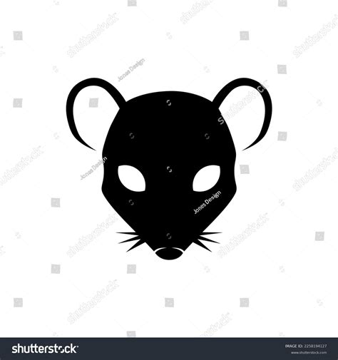 Rat Head Silhouette Vector Logo Stock Vector (Royalty Free) 2258194127 ...