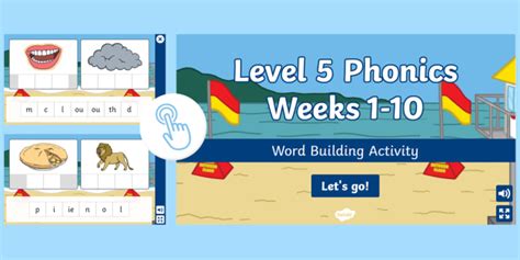 Level 5 Phonics Word Builder Game Weeks 1 10 Twinkl