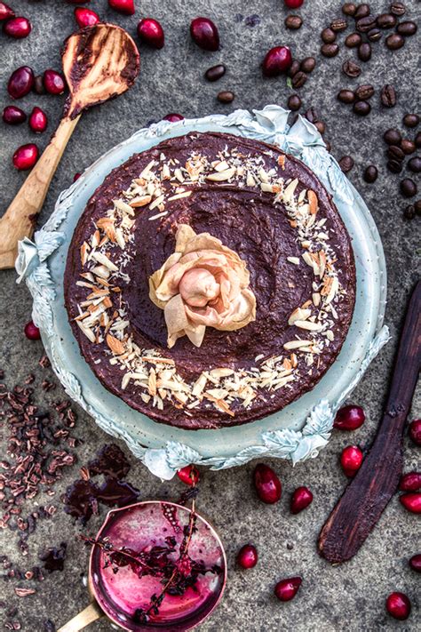 chocolate cake  raw cocoa nibs  behance