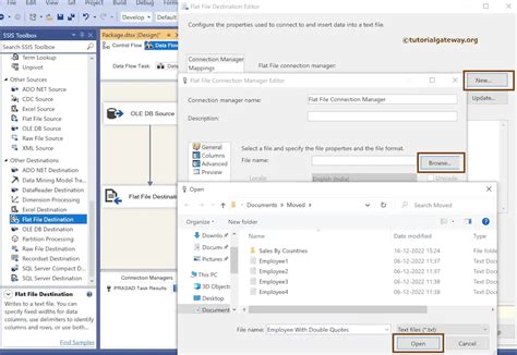 Ssis Export Sql Data To Flat File With Text Qualifier