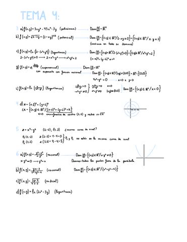 Ejercicios Tema 5 Hasta Funciones Compuestas Pdf