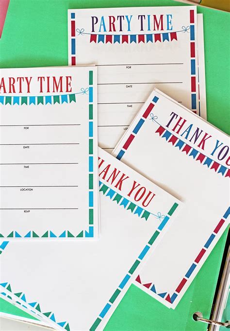 All in One Birthday Party Planner Printable Set | Sunny Day Family