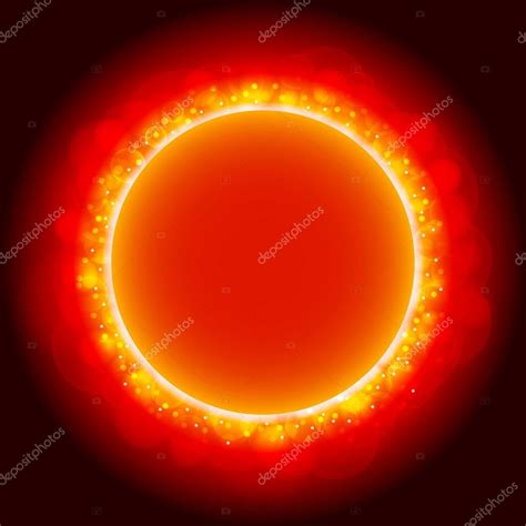 Eclipse background with red light. Stock Vector by ©pio3 22178597