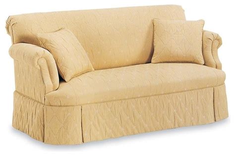 Tight Back Sofa w Tight Seat (Fabric: Amber) - Traditional - Sofas - by ...