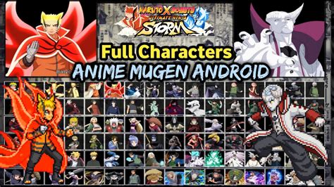 Naruto X Boruto Mugen Best Characters Naruto Anime Game Adnroid Youtube