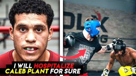 David Benavidez REACTS To Caleb Plant NEW Sparing Training YouTube