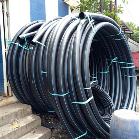 Jual PIPA HDPE 4 INCH PN10 RUCIKA WAVIN 50 Meter SELANG HITAM HDPE